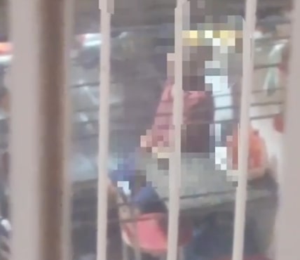 Homem é flagrado se masturbando em restaurante no Centro