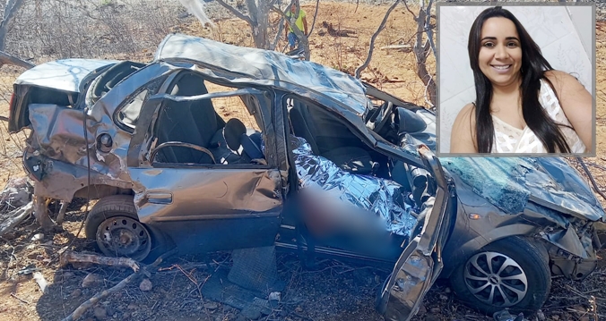 Mulher morre e três pessoas ficam feridas em acidente na curva do Airi em Floresta, PE – Petrolândia Notícias