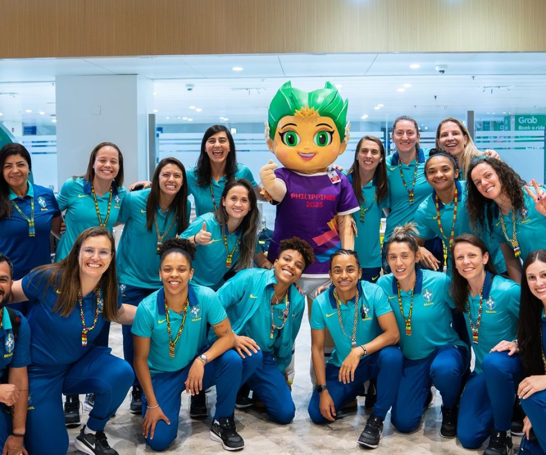 Seleção desembarca nas Filipinas para disputa do Mundial de futsal