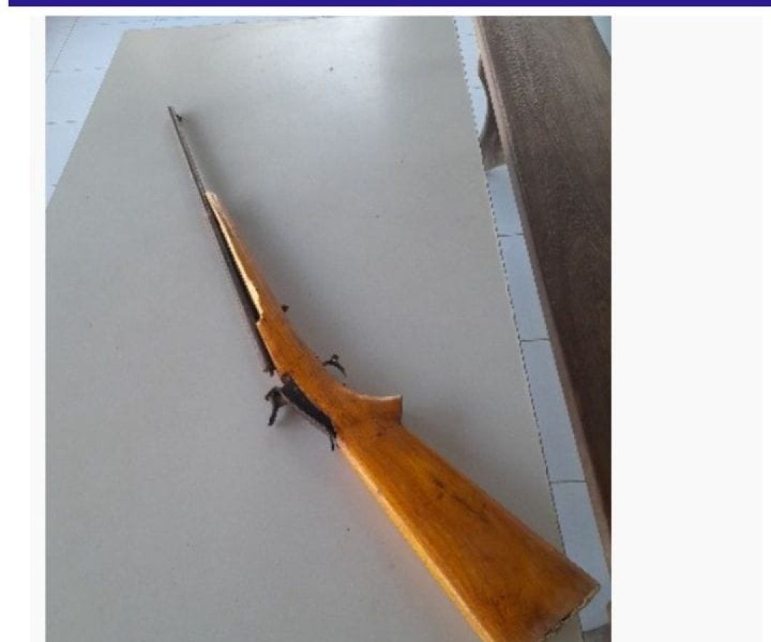 Durante bebedeira, homem ameaça a família com espingarda em ST