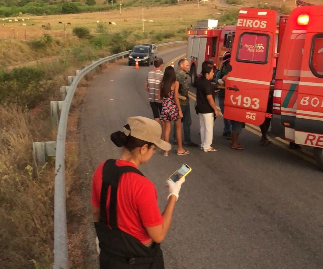Criança de 11 anos é atropelada em trecho perigoso da BR-232, em ST