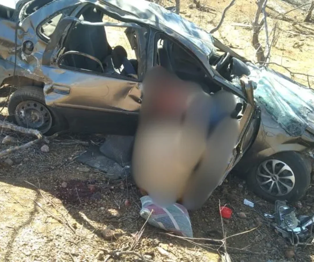 Uma morte e três feridos em acidente na curva do Airi, em Floresta