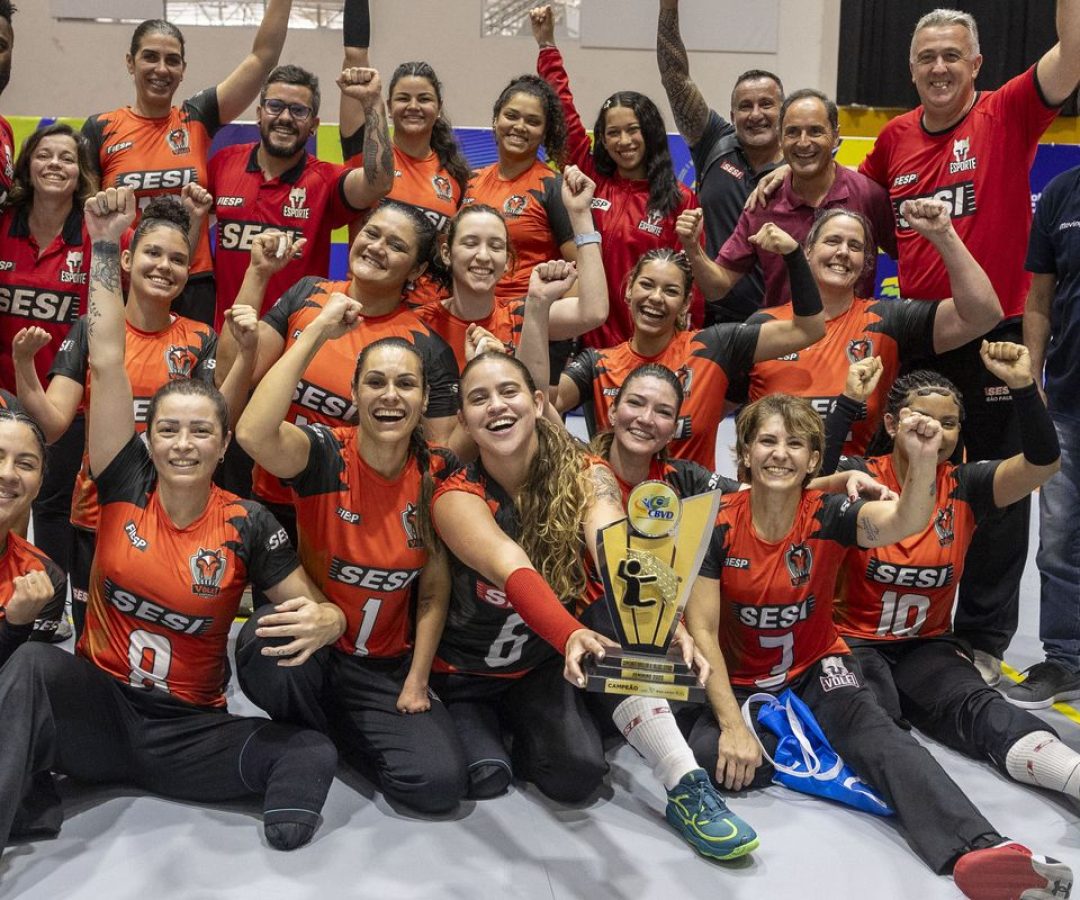Sesi-SP conquista Campeonato Brasileiro de vôlei sentado feminino