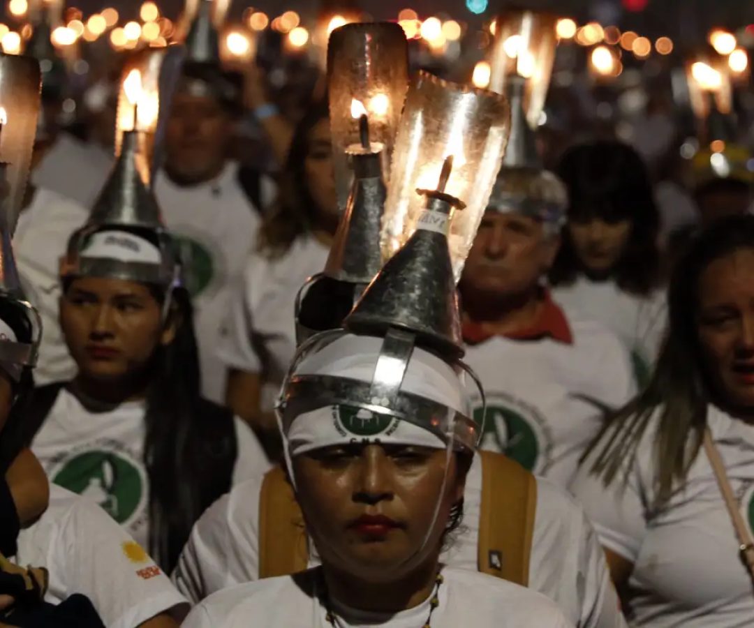Extrativistas marcham na COP por reconhecimento na proteção florestal
