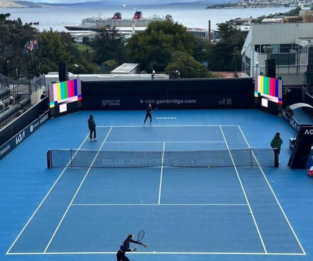 Brasil faz 1º treino para esteia nos playoffs da Billie Jean King Cup